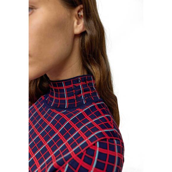 NEW SIMON MILLER rohe top in red plaid - Picture 4 of 4